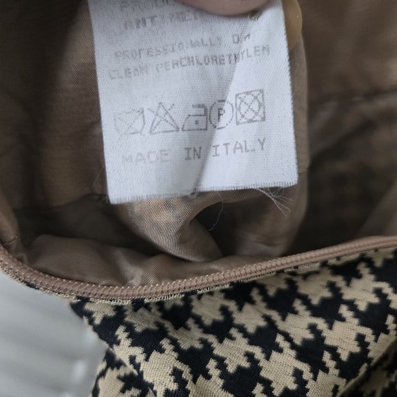 Vintage Emporio Armani Hounds tooth Skirt Made On Italy Size 42eu #073 - Picture 9 of 10